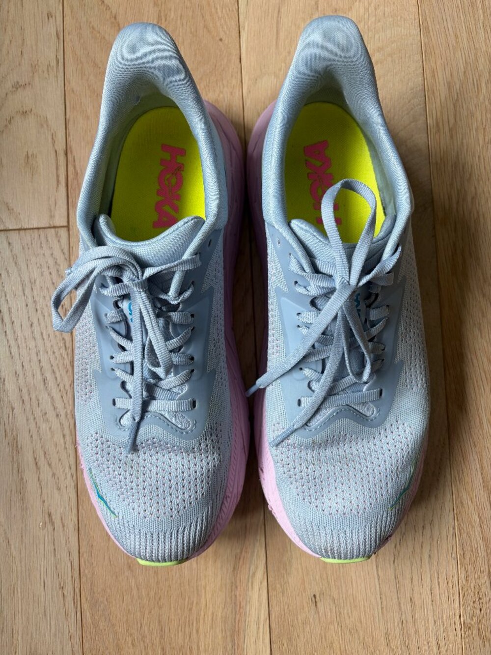 Hoka Arahi 7 Women’s Running Shoes Size 10 Grey Pink Stability Sneaker